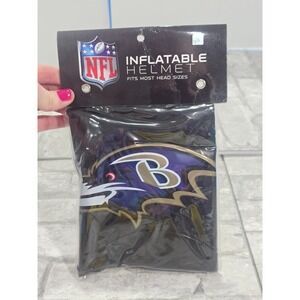 New Baltimore Ravens Helmet Inflatable Wearable One Size Fits Most Logo Licensed